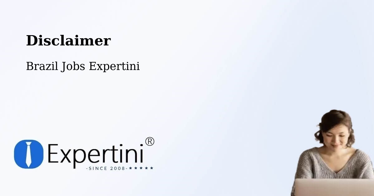 Disclaimer – Imbé - Brazil Jobs Expertini